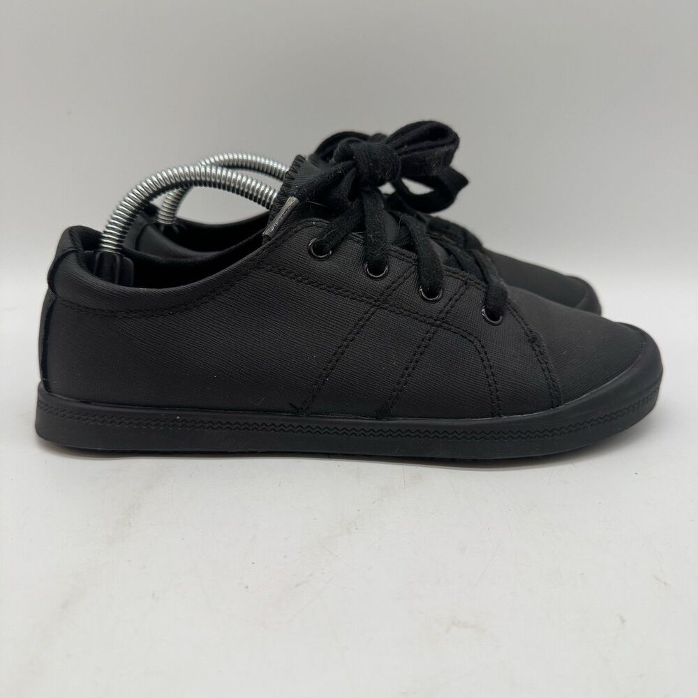 TredSafe Valerie Oil & Slip Resistant Lace Up Leather Shoes Women's 6 Black Low